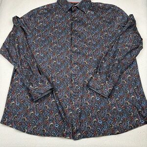 Daniel Hechter Multicolor Paisley Button Down Shirt